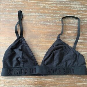 Calvin Klein Black Minimalist Bra